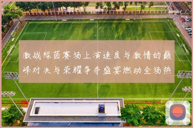 激战绿茵赛场上演速度与激情的巅峰对决与荣耀争夺盛宴燃动全场热